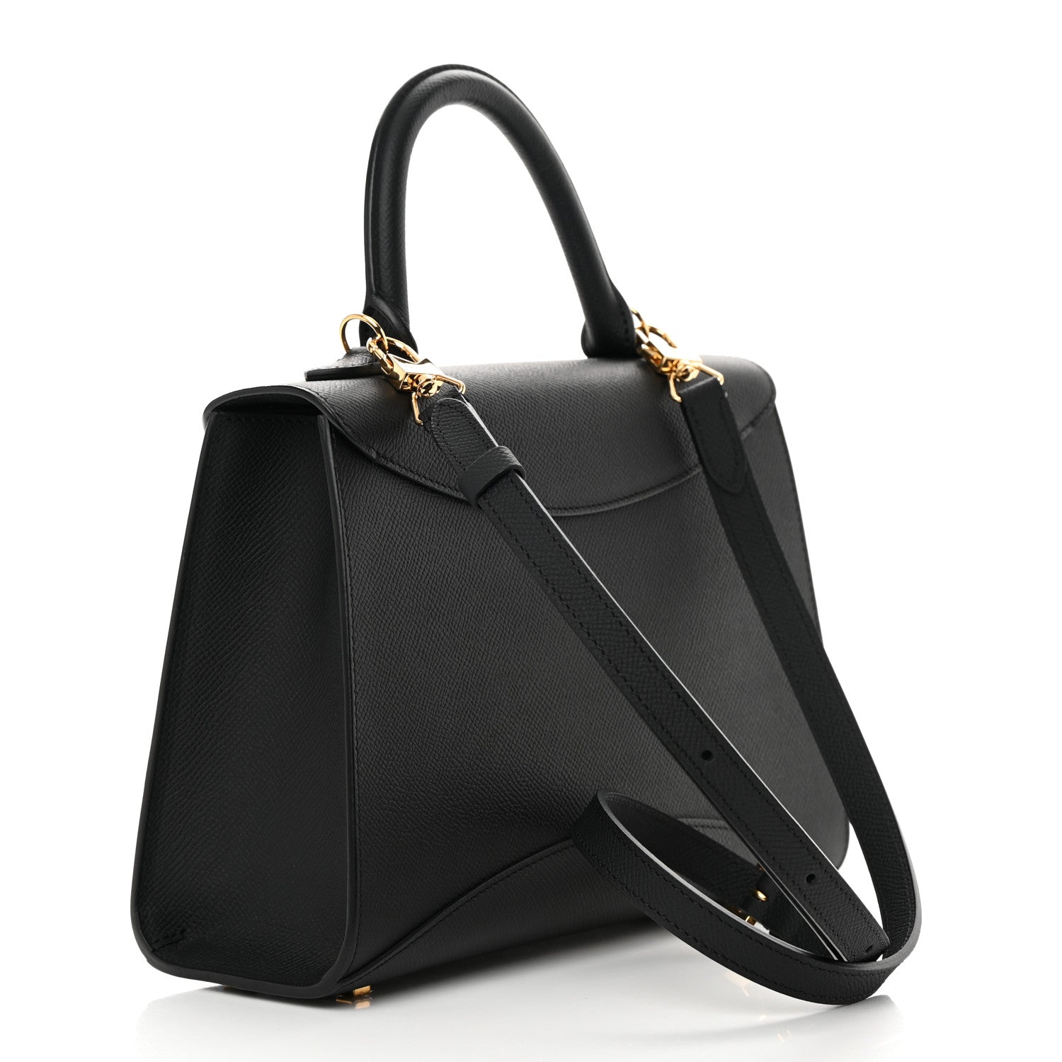 Moynat Carat Calfskin Gabrielle PM Black 3 of 14