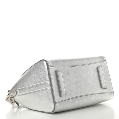 Givenchy Metallic Sugar Goatskin Small Antigona Silver 4 of 14