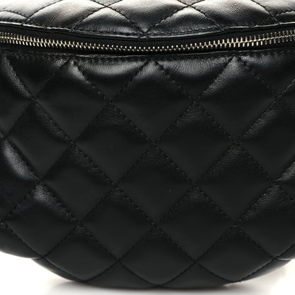 Chanel Lambskin Quilted Waist Belt Bag Black 8 of 10