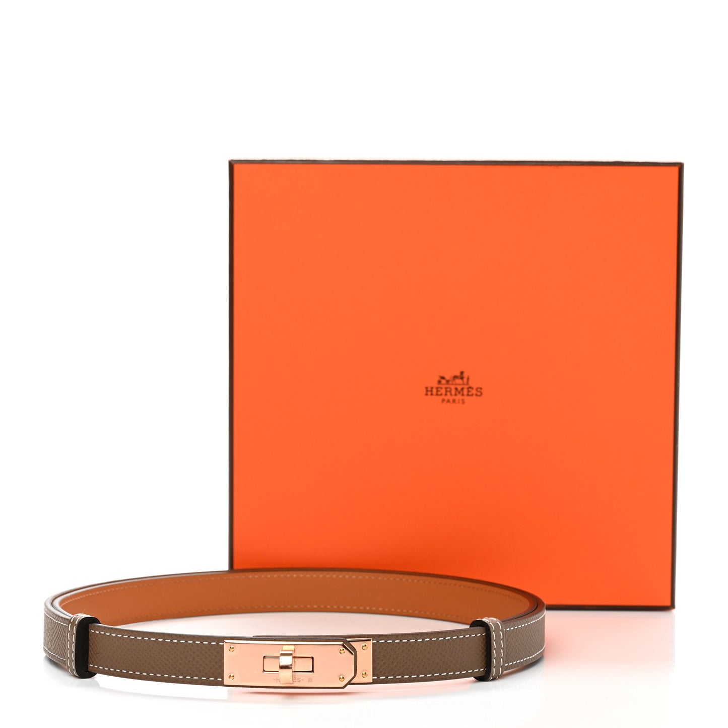 Epsom Kelly Belt Etoupe