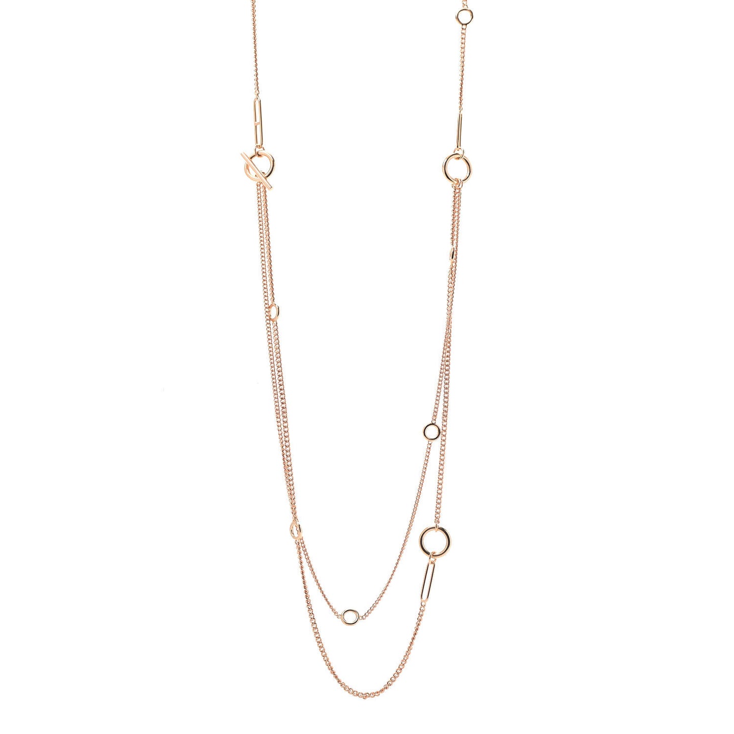 18K Rose Gold Echappee Extra Long Necklace