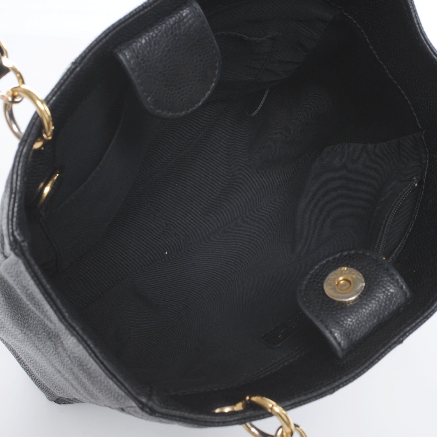 Chanel Caviar Petit Shopping Tote PST Black 7 of 7