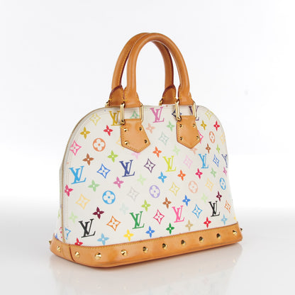 Louis Vuitton Monogram Multicolor Alma White 3 of 11