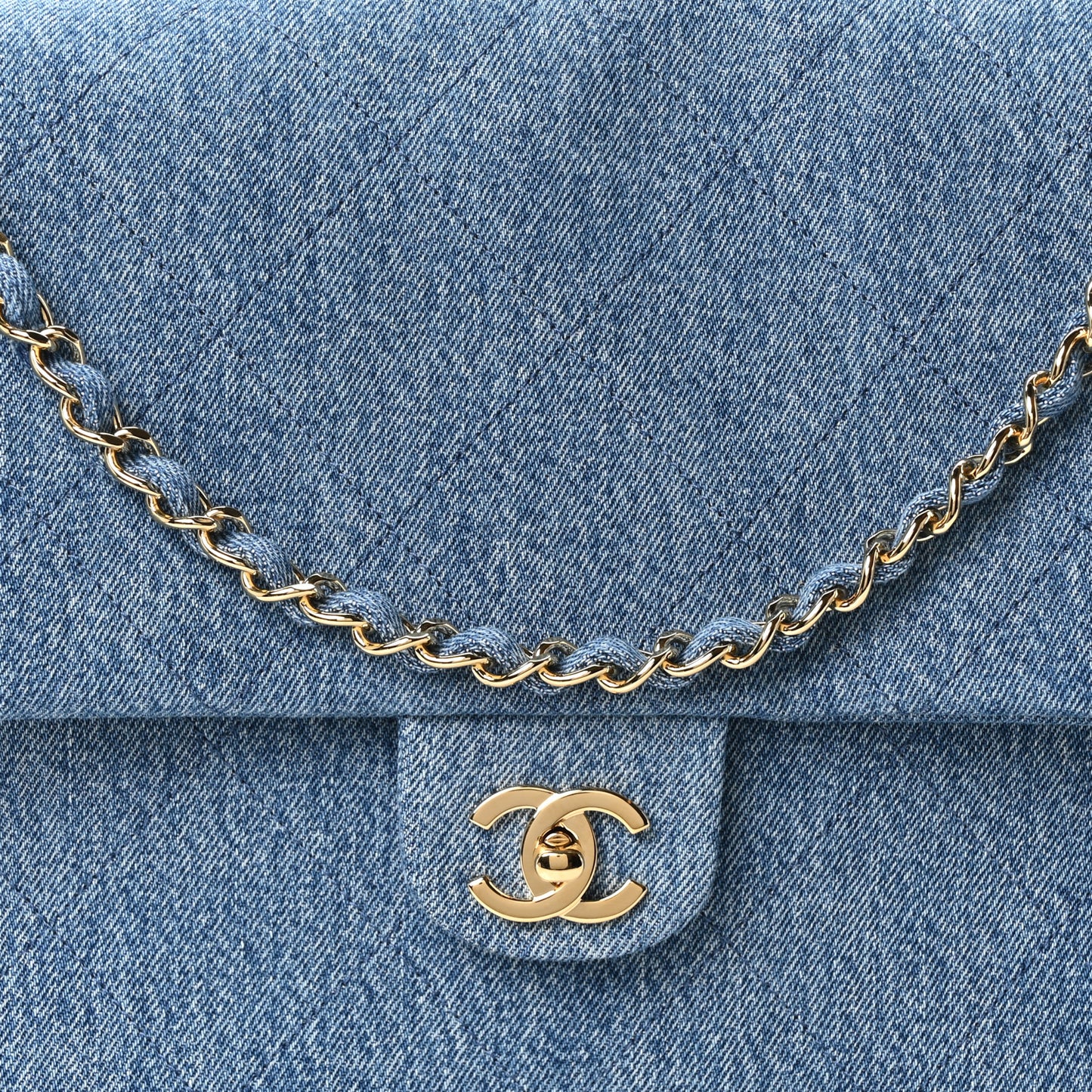 Denim Souplissimo Maxi Flap Blue