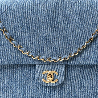 Chanel Denim Souplissimo Maxi Flap Blue 8 of 11