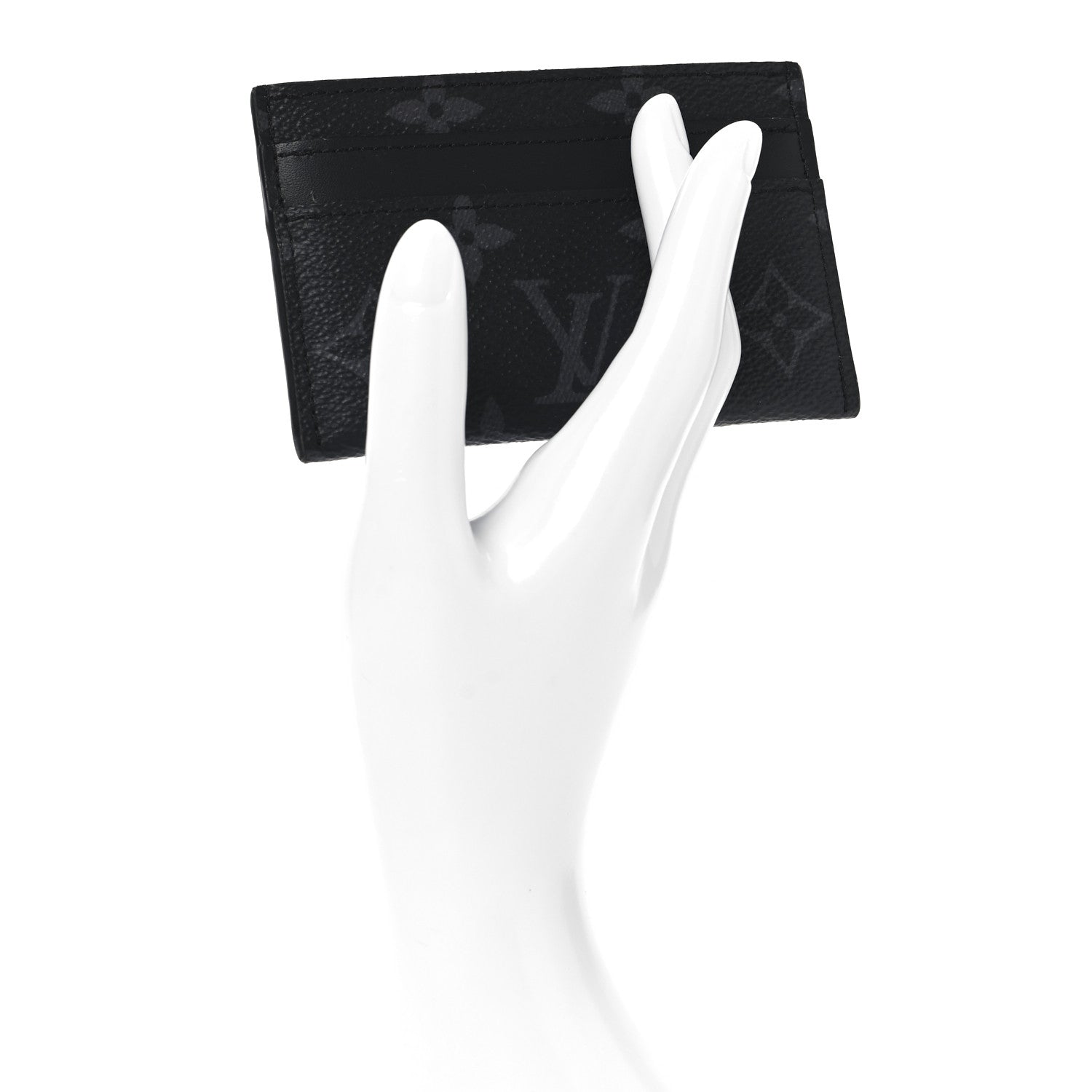 Louis Vuitton Monogram Eclipse Porte-Cartes Double Card Holder 2 of 6