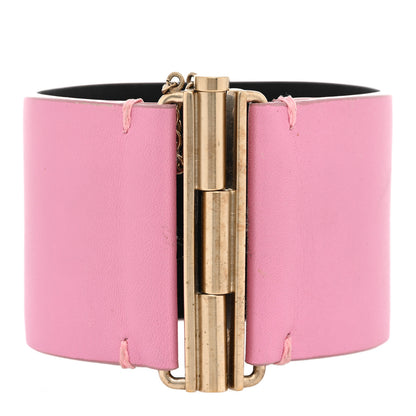 Chanel Calfskin CC Wide Cuff M Pink 2 of 4
