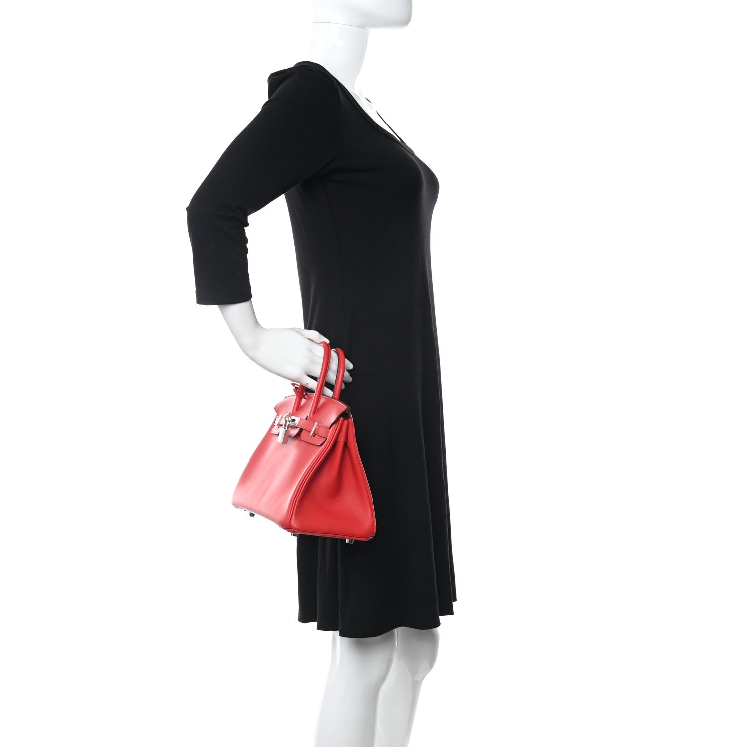 Hermes Swift Birkin 25 Rouge De Coeur 2 of 10