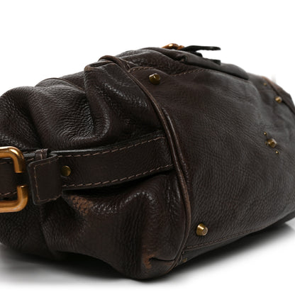 Chloe Calfskin Paddington Front Pocket Tote Chocolate 9 of 10