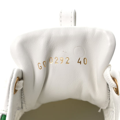 Louis Vuitton Calfskin Monogram Run Away Sneakers 40 White Green 9 of 9