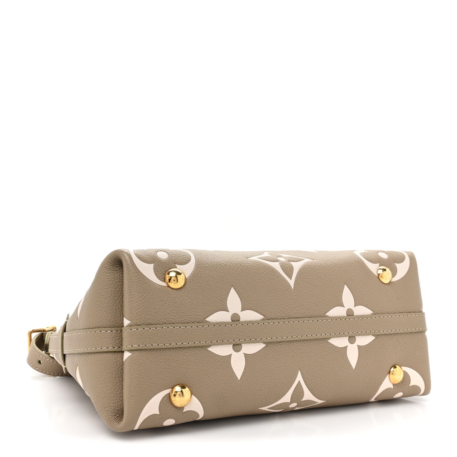 Louis Vuitton Empreinte Monogram Giant CarryAll PM Khaki Creme 5 of 12
