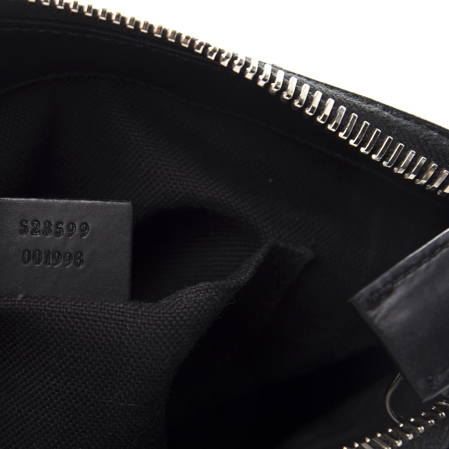 Gucci GG Supreme Monogram Web Small Flat Messenger Bag Black Grey 9 of 11