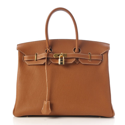 Hermes Togo Birkin 35 Gold 1 of 39