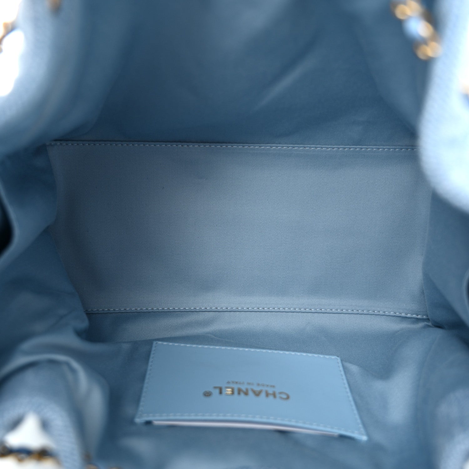 Chanel Washed Denim Quilted Small Chanel 25 Handbag Blue 5 of 11