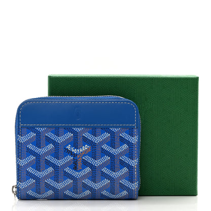 Goyard Goyardine Matignon PM Wallet Blue 7 of 7