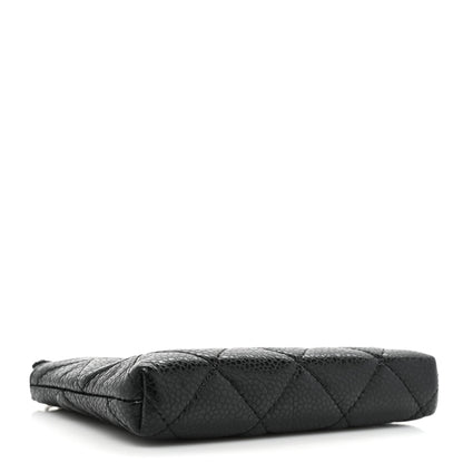 Chanel Calfskin Quilted Key Holder Case Black 4 of 12