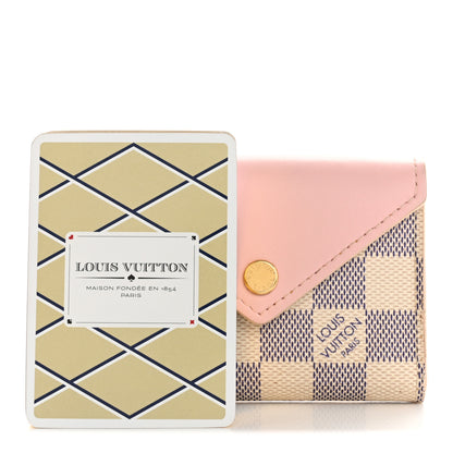 Louis Vuitton Damier Azur Arsene Playing Cards Pouch Rose Ballerine 3 of 12