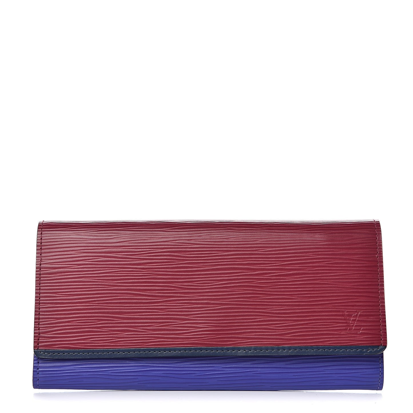 Epi Flore Tri-Color Wallet Fuchsia