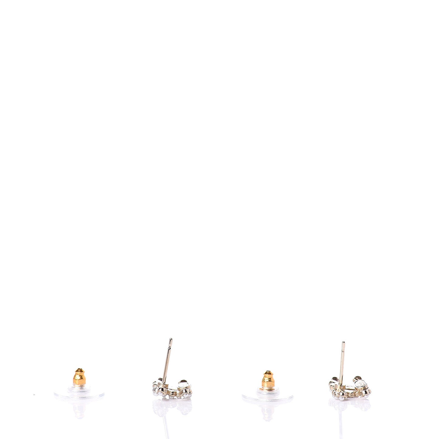 Pearl CC Earrings Gold