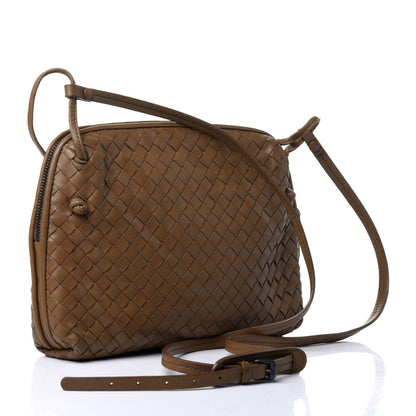 Bottega Veneta Nappa Intrecciato Nodini Crossbody Messenger Noce 2 of 4