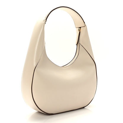 Stella McCartney Eco Alter Nappa Perforated Logo Small Hobo White 3 of 8