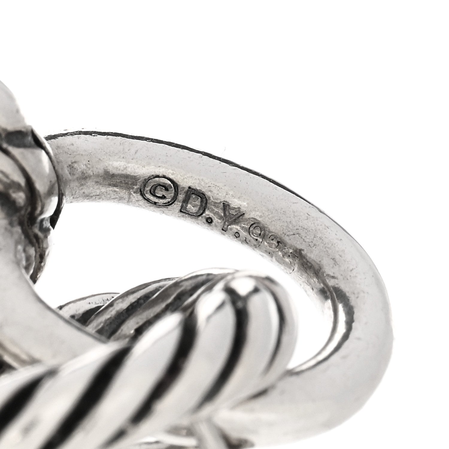 David Yurman Sterling Silver 12mm Large Oval Link Bracelet 3 of 3