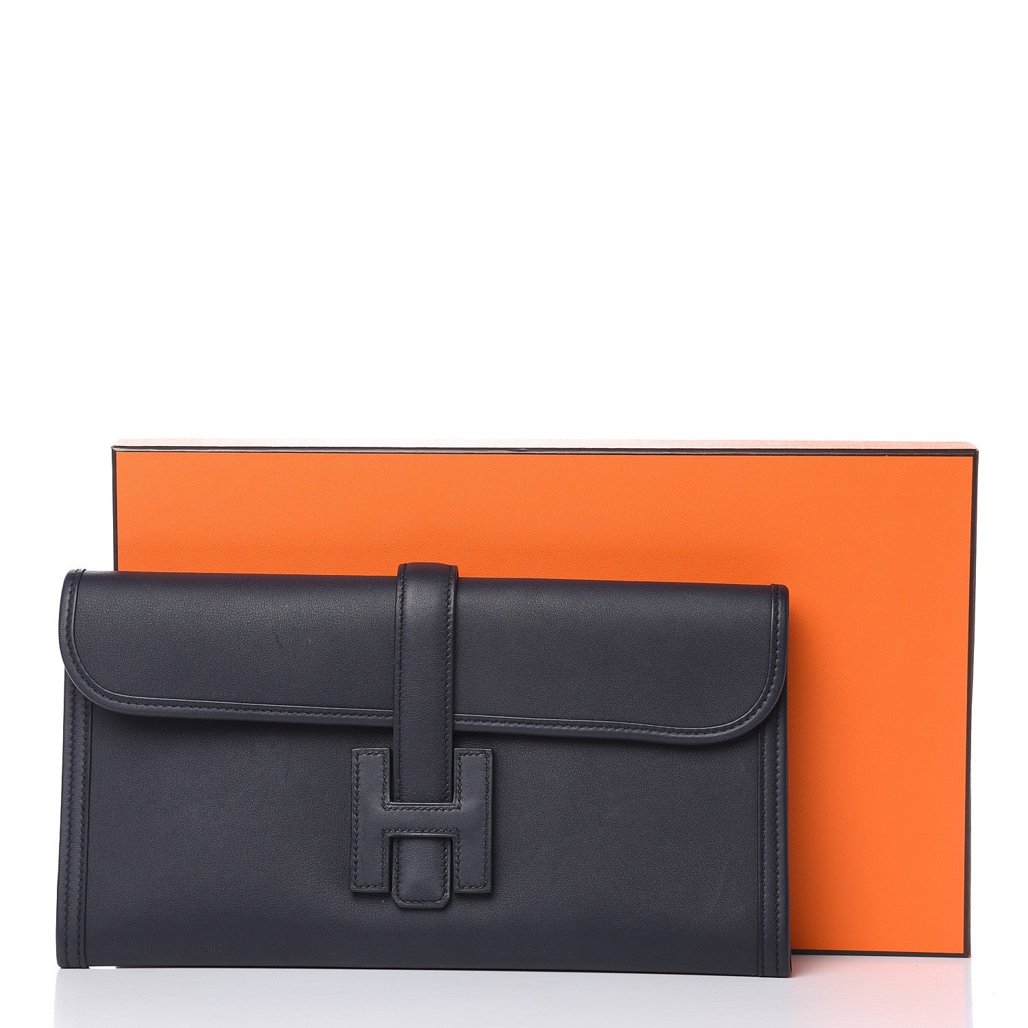 Hermes Swift Jige Elan 29 Clutch Bleu Indigo 8 of 8