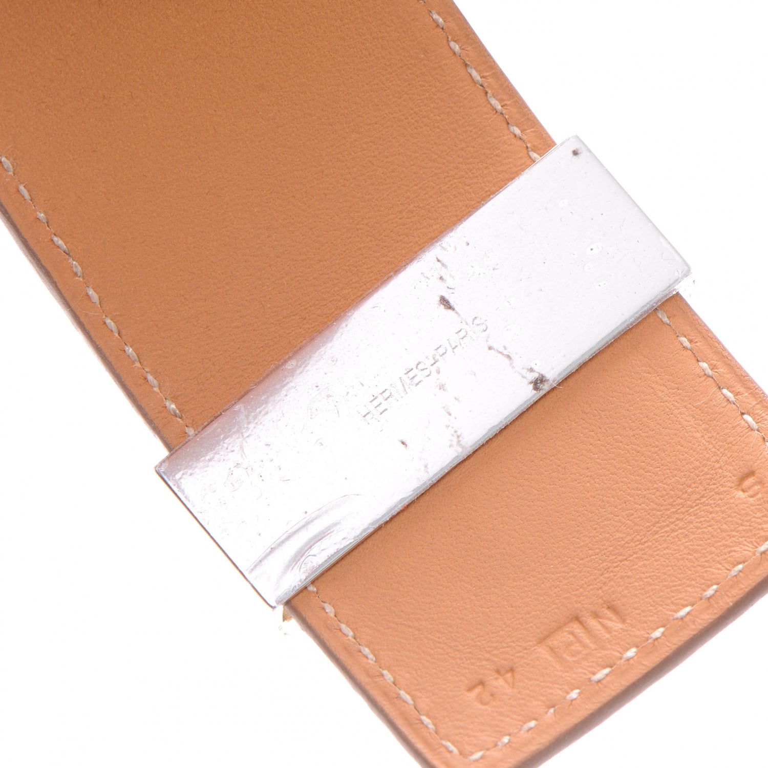 Hermes Matte Alligator Collier De Chien CDC Bracelet Maize Small 7 of 7