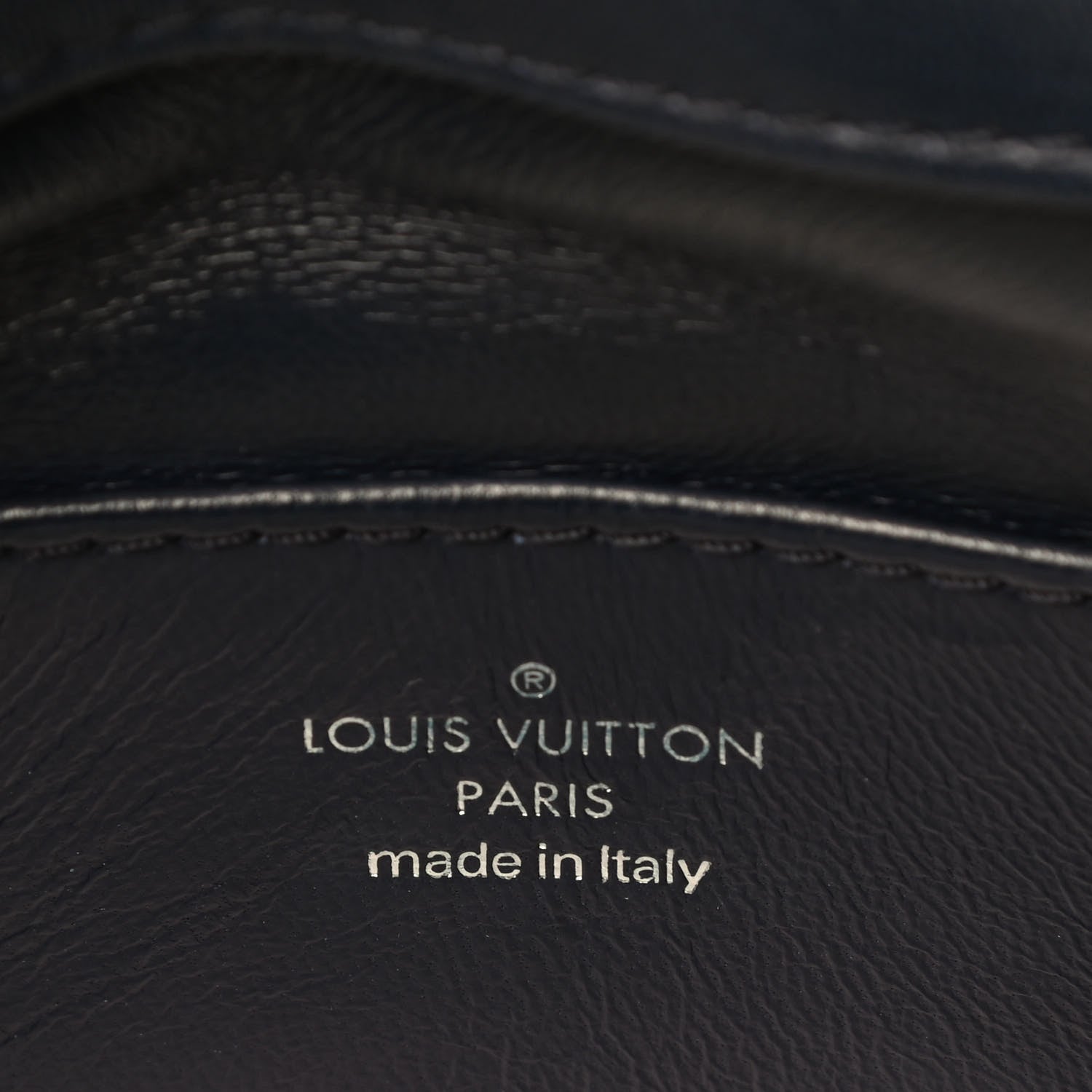 Louis Vuitton Lambskin Malletage Contraste GO-14 PM Blue 6 of 9