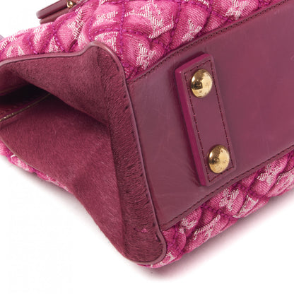 Louis Vuitton Monogram Denim Quilted Linda Fuchsia 6 of 8