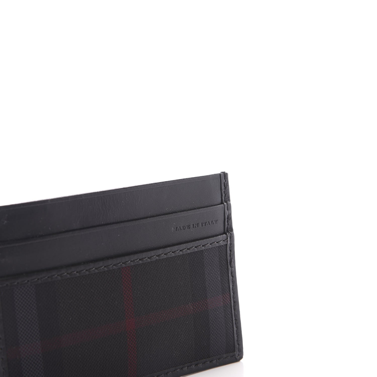 Burberry Horseferry Check Calfskin Card Case Charcoal Black 8 of 8