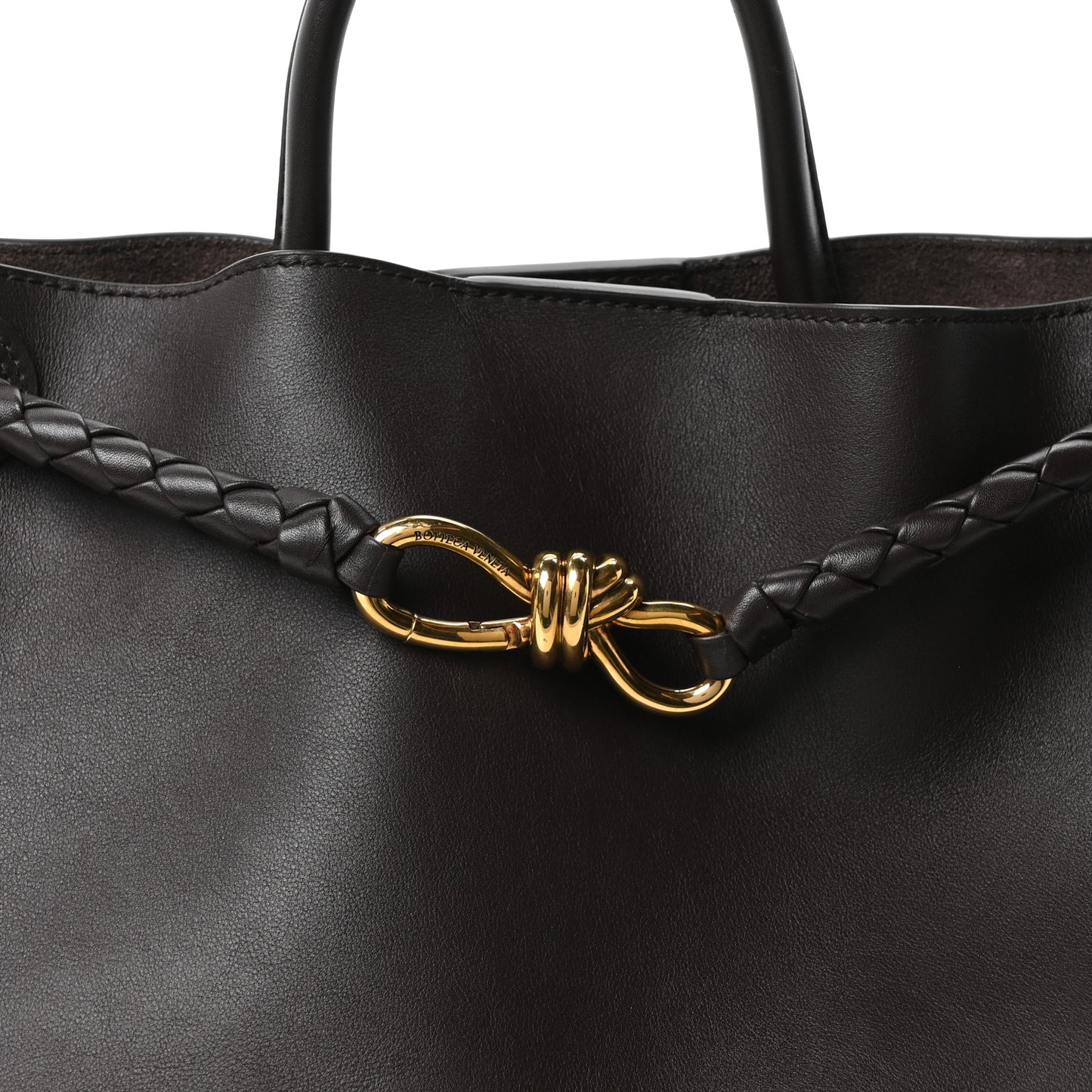 Silky Calfskin Medium Andiamo Shoulder Bag Fondant