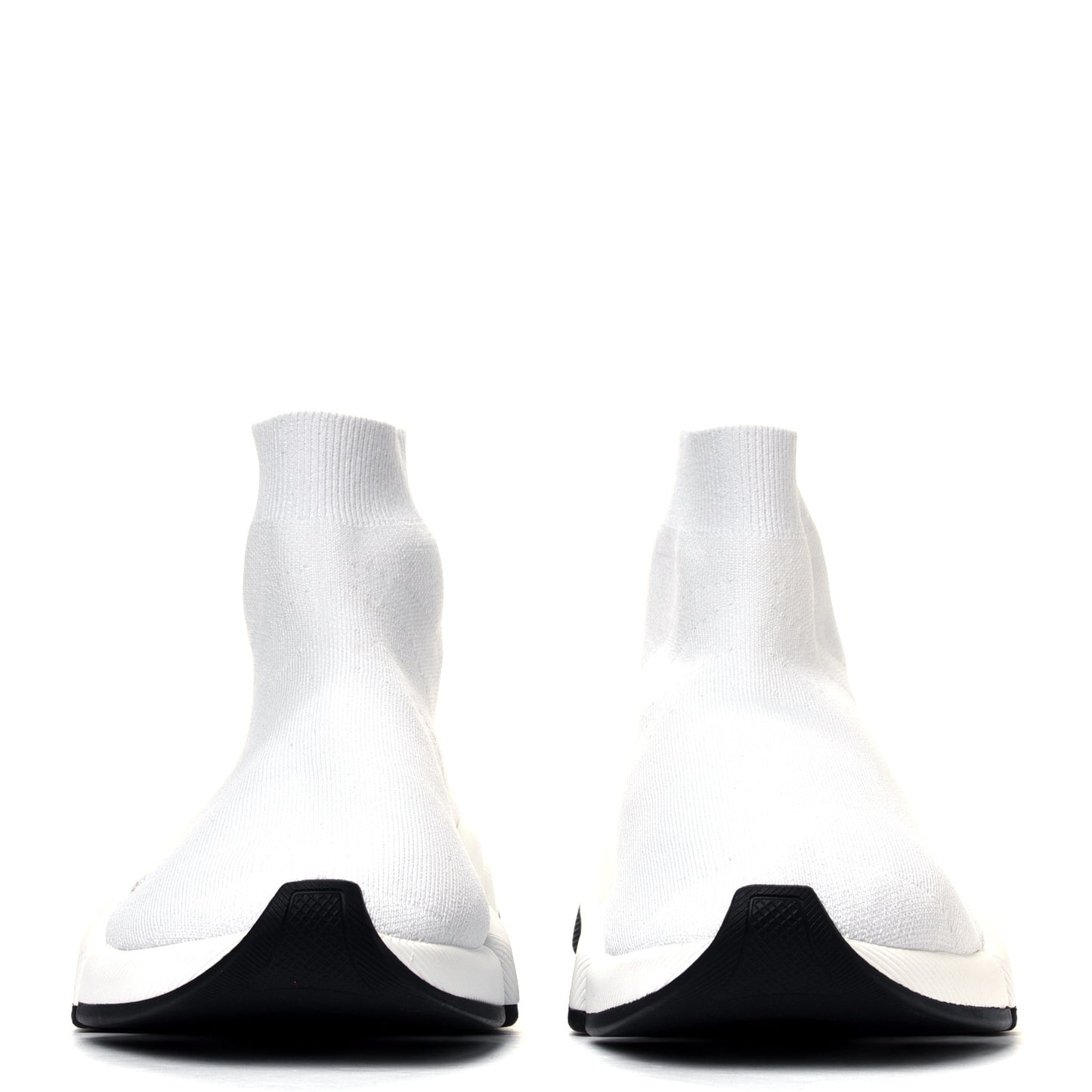 Technical 3D Recycled Knit Bi-Color Sole Womens Speed 2.0 Sneakers 41 White Black