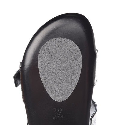 Louis Vuitton Monogram Bom Dia Mule Sandals 36 Black 9 of 10