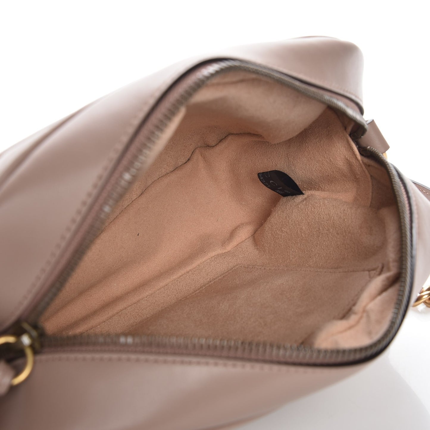 Calfskin Matelasse Small GG Marmont Chain Shoulder Bag Porcelain Rose