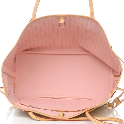 Louis Vuitton Damier Azur Neo Neverfull MM Rose Ballerine 5 of 10
