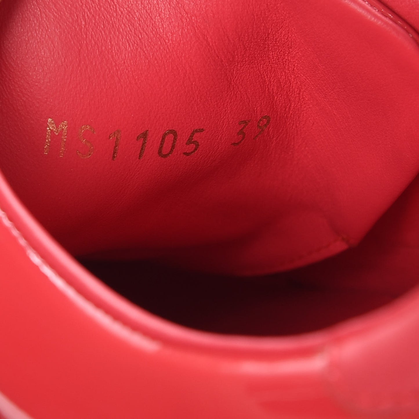 Patent Calfskin Frontrow Sneakers 39 Framboise