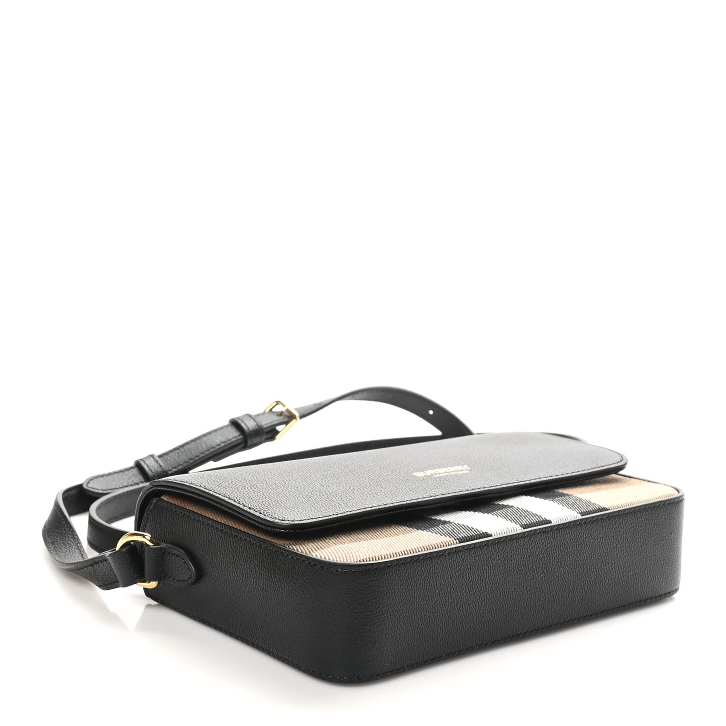 Grained Calfskin House Check Tartan Mix New Hampshire Black