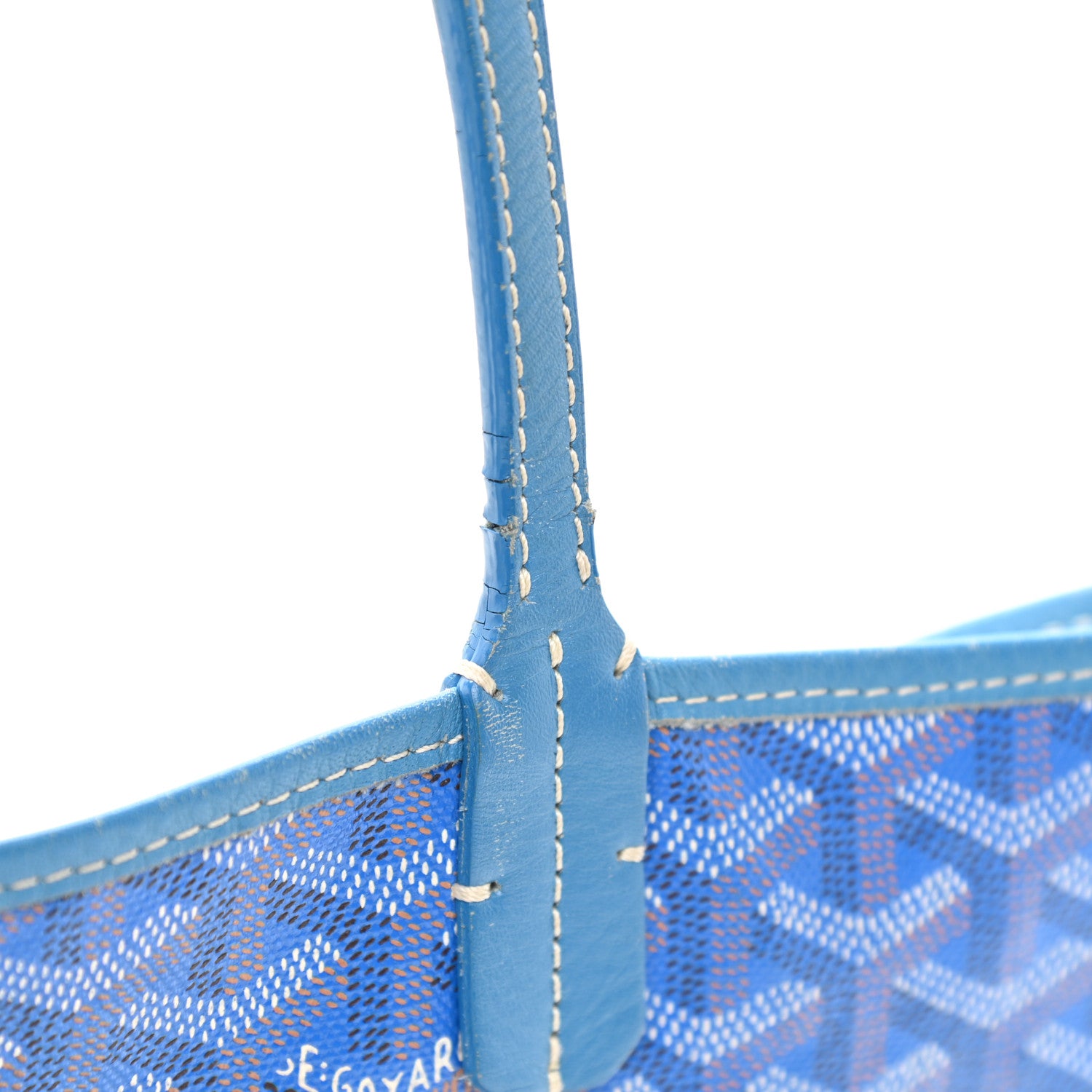 Goyard Goyardine Saint Louis PM Sky Blue 13 of 14