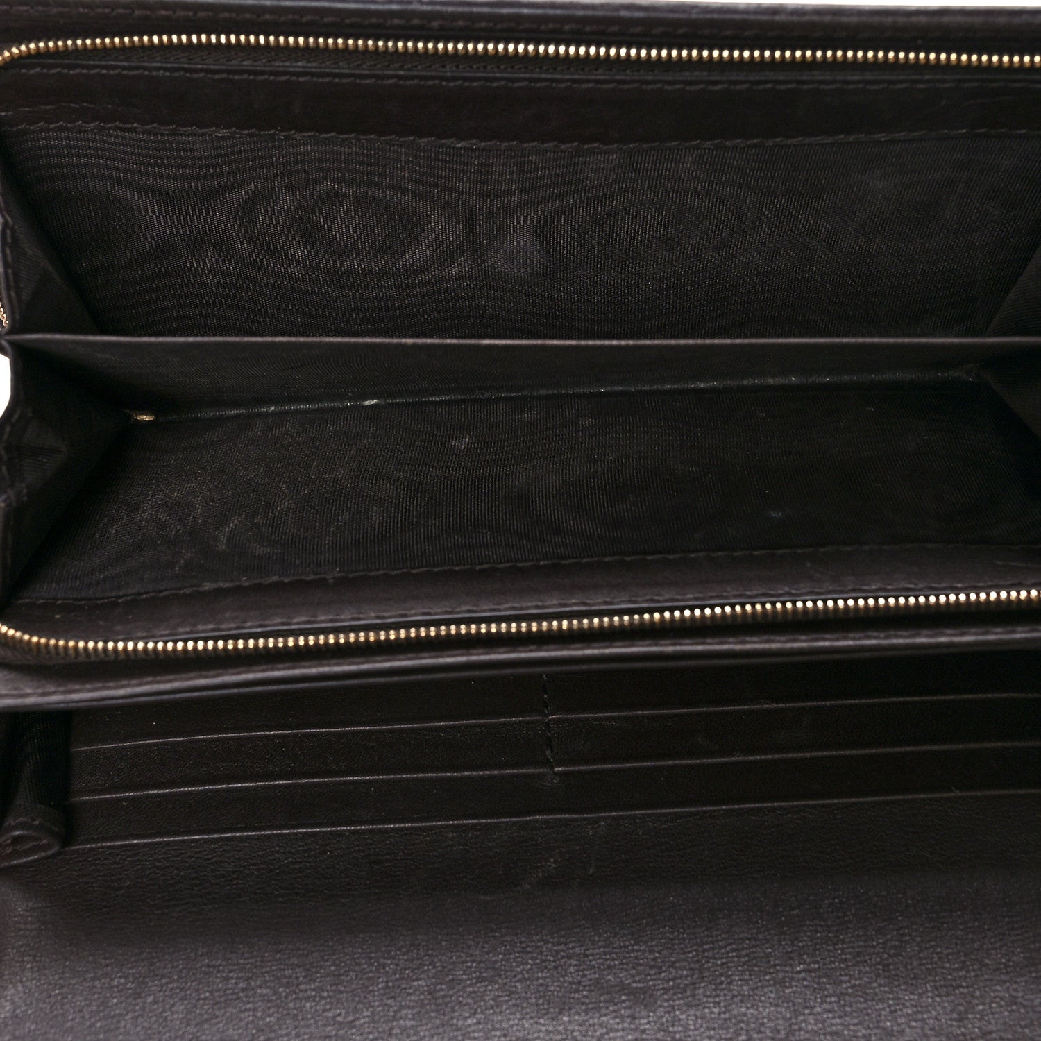 Gucci Monogram Margaux Calfskin Sukey Continental Wallet Beige Ebony Cocoa 6 of 13