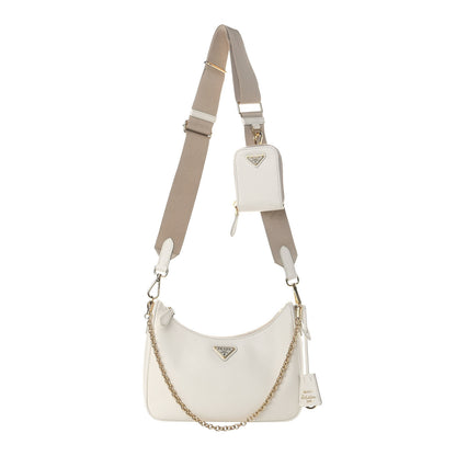 Prada Saffiano Re-Edition 2005 Shoulder Bag White 1 of 11