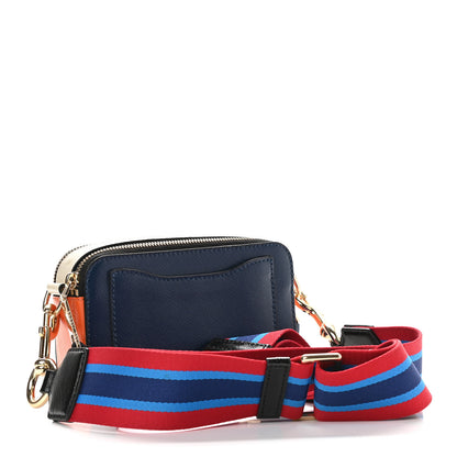 Marc Jacobs Saffiano Small Snapshot Camera Bag Navy Multicolor 2 of 10