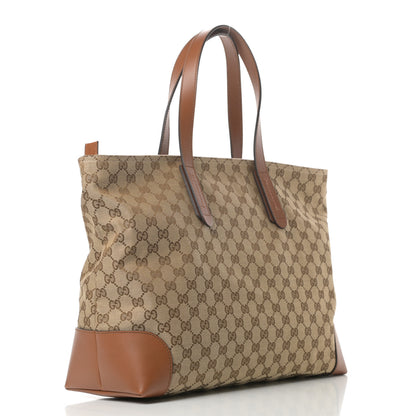 Gucci Monogram Large Original Tote Tan 3 of 12