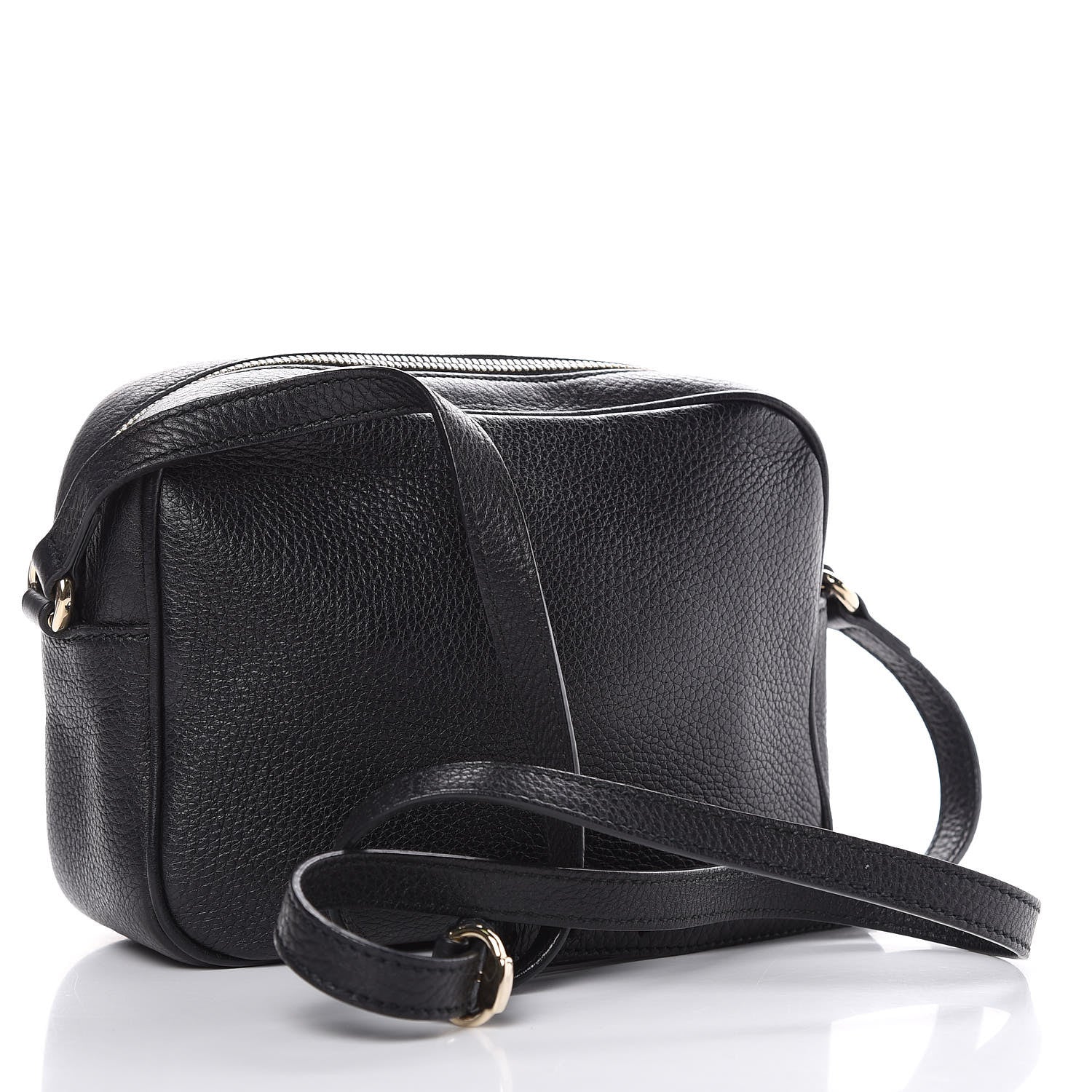Gucci Pebbled Calfskin Small Soho Disco Bag Black 4 of 10
