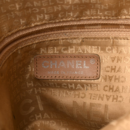 Chanel Lambskin Stitched Medium Ultimate Soft Tote Beige 6 of 19