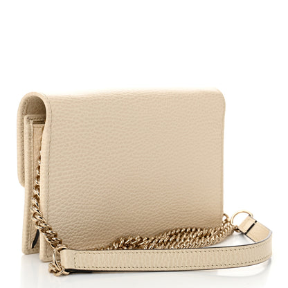 Gucci Dollar Calfskin Interlocking G Chain Wallet Ivoire 3 of 9
