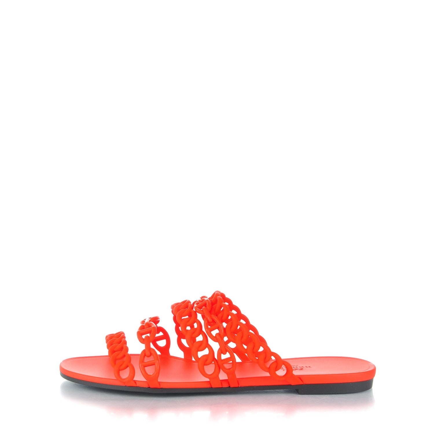 Hermes Chaine d'Ancre Nude Sandals 38 Pavot 1 of 7