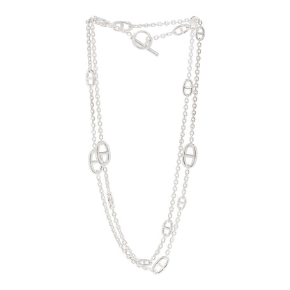 Hermes Sterling Silver Farandole Necklace 120 3 of 4