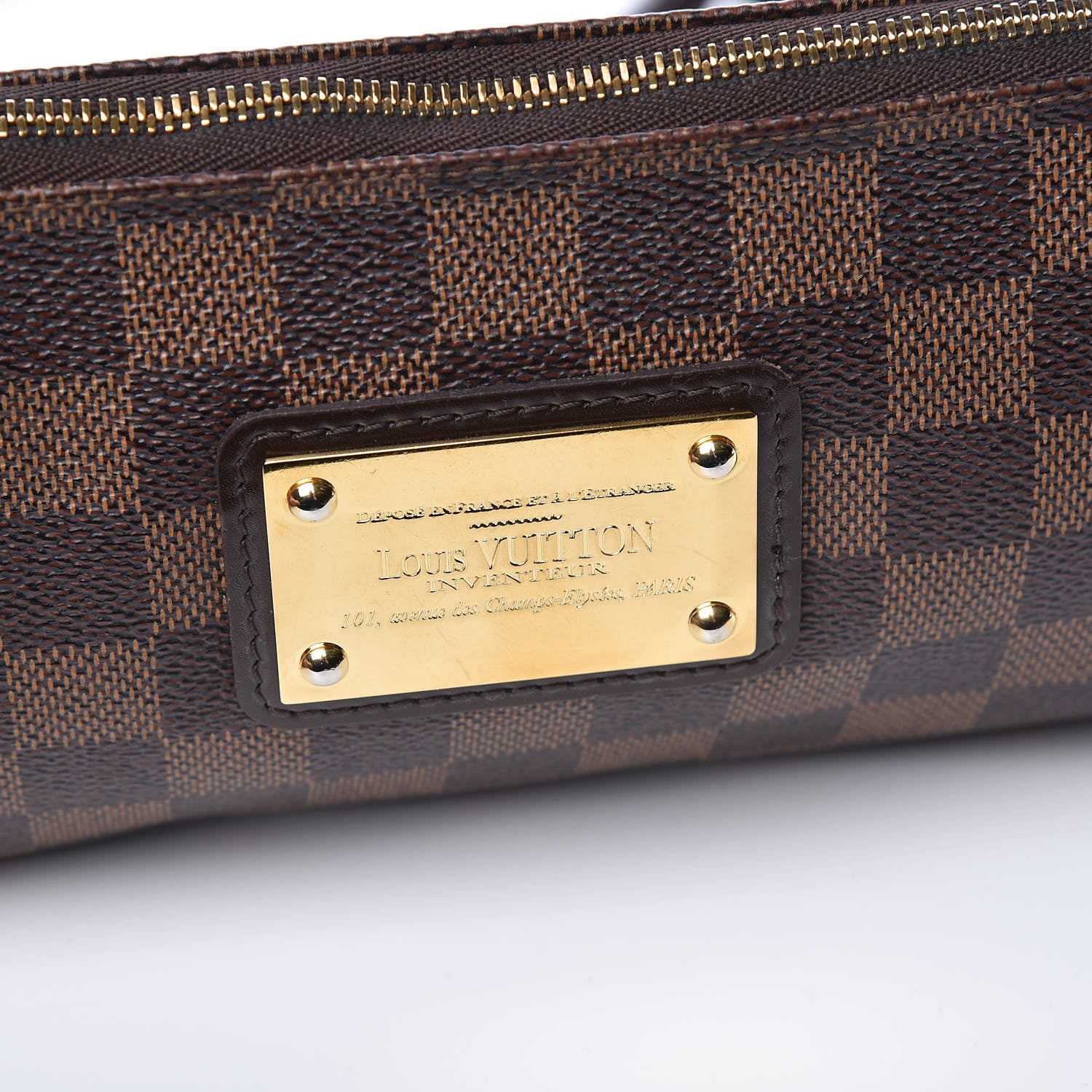 Louis Vuitton Damier Ebene Eva Clutch 12 of 13