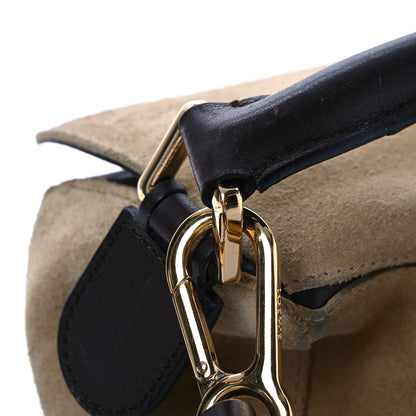 Loewe Suede Medium Puzzle Bag Gold 16 of 16